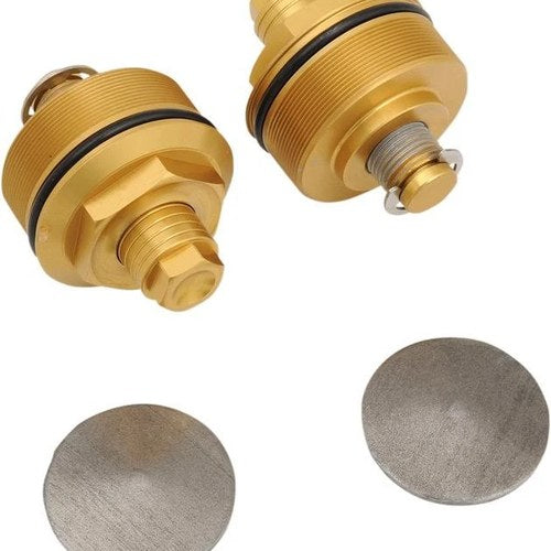 Speed Merchant Preload Adjusters 49mm Gold #SM49A-3 Harley Davidson V-Rod/Dyna