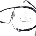 DS Vinyl Brake Line Kit Non-ABS Front +2" Harley Davidson #143614