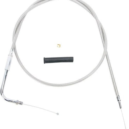 DS Braided Alternate Length Throttle Cable 48" #211727 Harley Davidson