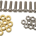 Yuasa Battery Bolt/Nut Set 6x22mm 5-Pack