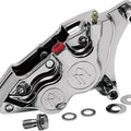 PM 4-Piston Direct Bolt-On Caliper for 11.5 Rotor Front Left Chrome 0053-2915-CH