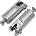 Accutronix Folding Footpeg Mounts Front 2-1/2" Chrome