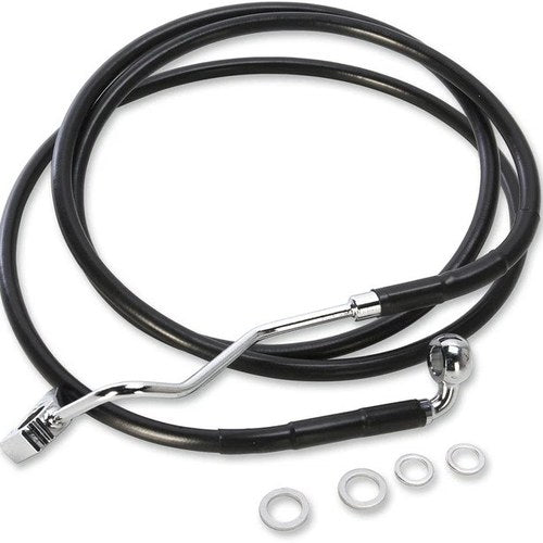 DS Extended Front Upper Brake Line Kit Black ABS Only +4" Oversize #1113779