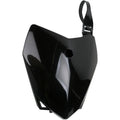 UFO Front Number Plate Black for Kawasaki KLX110L/KLX110/KLX110R/KLX110R L