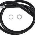 DS Black Vinyl Front Upper ABS Brake Line Kit 29-1/2" +8" Black #212105