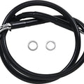 DS Black Vinyl Front Upper ABS Brake Line Kit 31-1/4" +8" Black #212117
