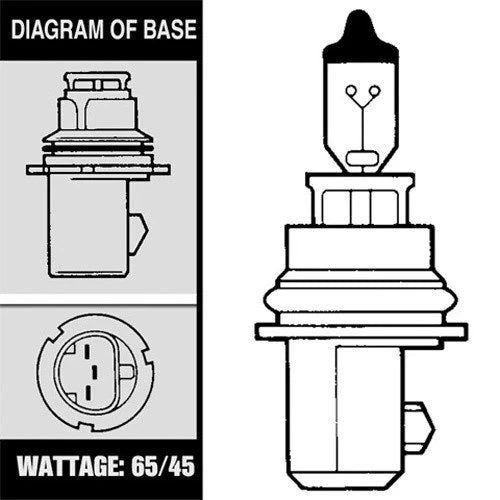 Solero Lighting P29T/HB1 Base 65/45W All Weather Blue Halogen Bulb