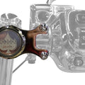 Klock Werks iOMount Handlebar Horizontal Device Mount Chrome #KWD-01-0606-C