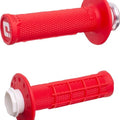 Odi Micro-X Half Waffle V2 Lock-On Grips 7/8" Red