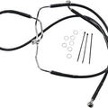 DS Vinyl Brake Line Kit Non-ABS Front +8" Harley Fxdf Dyna Fat Bob 08-16