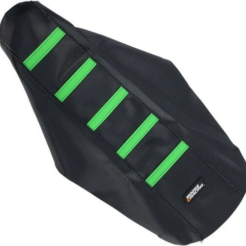 Moose Ribbed Seat Cover Black/Green fits Kawasaki KX85 2014-2017