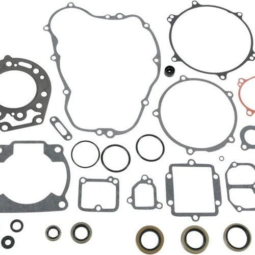 Moose Complete Gasket Set with Oil Seals Fits Kawasaki Kdx 220 1997-2005