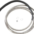Drag Specialties Braided Hydraulic Clutch Line 76-1/8" +6" Clear Coated #211911