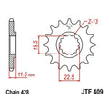 JT Front Sprocket 428 14T fits Suzuki/Kawasaki DR-Z125L/DR-Z125/KLX125L/KLX125