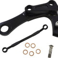 Arlen Ness Rear Brake Caliper Mounting Bracket Black Harley Davidson Softail