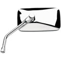 Emgo Cruiser Mirror Rectangular 10mm Steel Chrome Universal