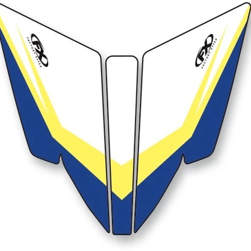 Factory Effex Front Fender Graphics Kit Yellow #19-30620 Husqvarna