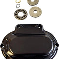 Trask Hydraulic Clutch Side Cover/Actuator Black #TM-2039BK Harley Davidson