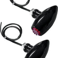 Joker Machine Astro Custom Mount LED Marker Lights Black/Red For Harley-Davidson