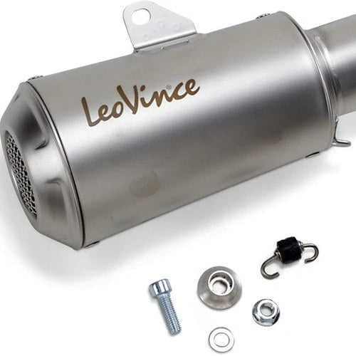 Leo Vince LV-10 Universal Slip-On Muffler 54mm Inlet Stainless Steel