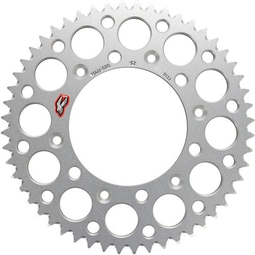 Renthal 520 Ultralight Aluminum Rear Sprocket 52T Silver for Honda CR125R
