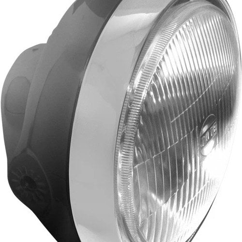 Emgo Side Mount Headlight 6-1/2" Black