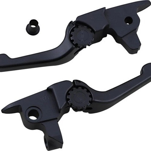 Psr Anthem Shorty Adjustable Lever Set Black #12-01661-22 Harley Davidson