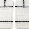 Moose Mud Radiator Cover White for Honda CRF450R 2016