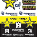 Factory Effex Sticker Sheet Husqvarna Racing Style