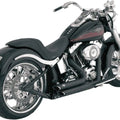 Vance & Hines Shortshots Staggered Full Exhaust System Black #47221
