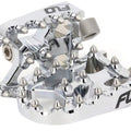 Flo V2 MX Style Footpegs Chrome Harley-Davidson Male Mount