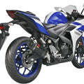 Akrapovic Street Legal Slip-On Muffler Carbon Fiber fits Yamaha YZF-R3 2015-2018