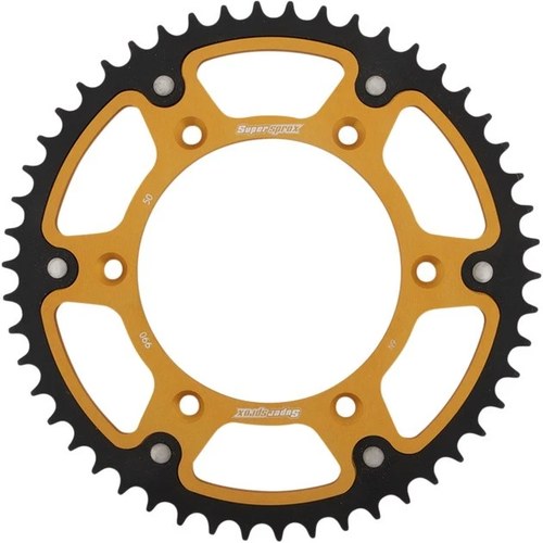 Supersprox Stealth Rear Sprocket 520 50T Gold #RST-990-50-GLD