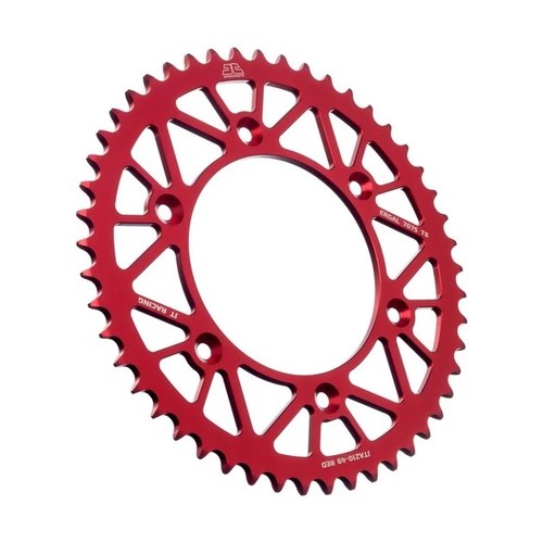 JT Racelite Aluminum Rear Sprocket 49T Red #JTA210.49RED for Honda/Beta