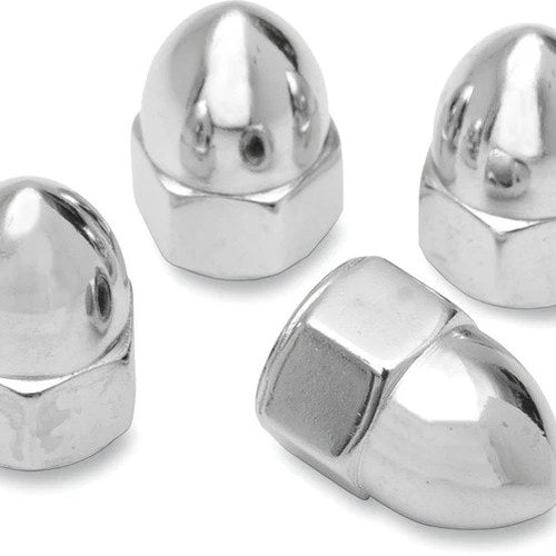 DS Chrome Ware Acorn Nuts 5-Pack 10-32