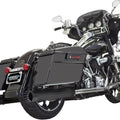Bassani 4" Dnt Straight Can Mufflers Black #1F7DNT5B Harley Davidson