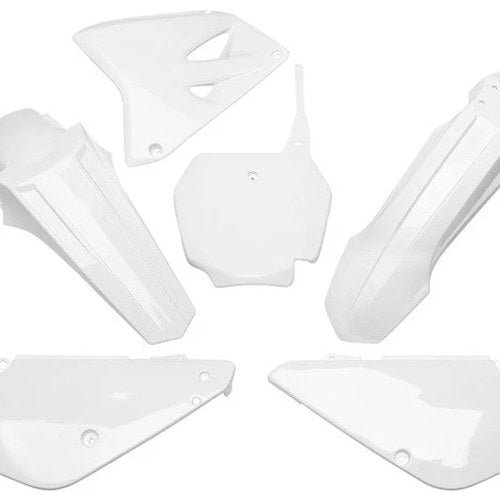 UFO Restyled Complete Plastics Kit White #SUKIT405K041 for Suzuki RM85/RM85L