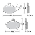 Braking SM1 Brake Pads #775SM1 for Kawasaki