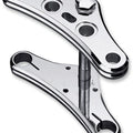 Accutronix 41mm Triple Tree 0 Degree Elite Chrome #TWG41-EC Harley Davidson