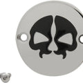 Drag Specialties Split Skull Point Cover Chrome #3325428
