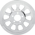 DS Chrome Outer Rear Pulley Insert Harley Davidson Dyna #142809