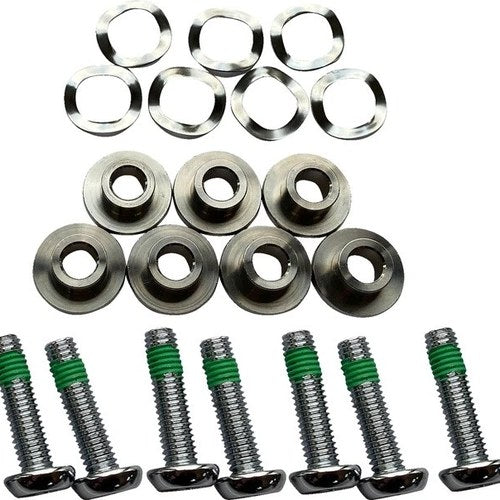 Drag Specialties Front Rotor Bolt Kit Silver #279367