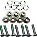 Drag Specialties Front Rotor Bolt Kit Silver #279367