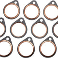 James Exhaust Gaskets Steel on Paper with Firering 10-Pack #JGI-65834-68-X