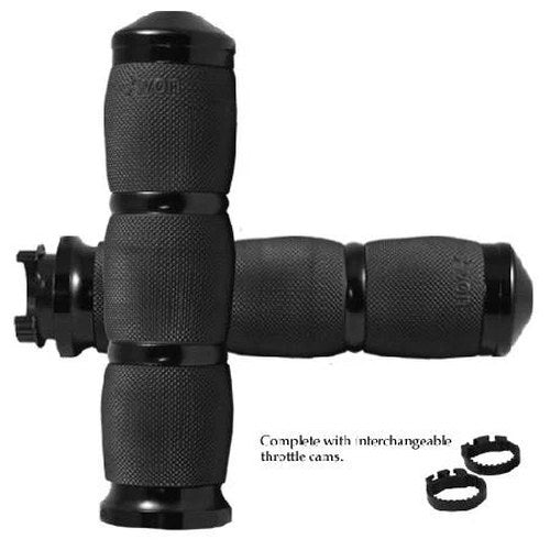 Avon Superbike 3-Ring Air Cushioned Grips Black