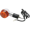 K&S DOT Turn Signal Rear Left Chrome Amber for Kawasaki Vulcan 500 Ltd 90-96