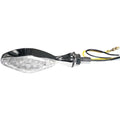 K&S LED Ultra Mini-Stalk Diamond Marker Light Set Chrome Clear