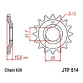 JT Front Sprocket 630 15T for Kawasaki ZX750A GPz 750 1983-1985