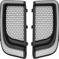 Kuryakyn Tracer LED Fairing Lower Grills Satin Black #5064 Harley Davidson