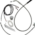 Fat Baggers EZ Install Cable/Line Kit for 18" Ape Bars Stainless #119918
